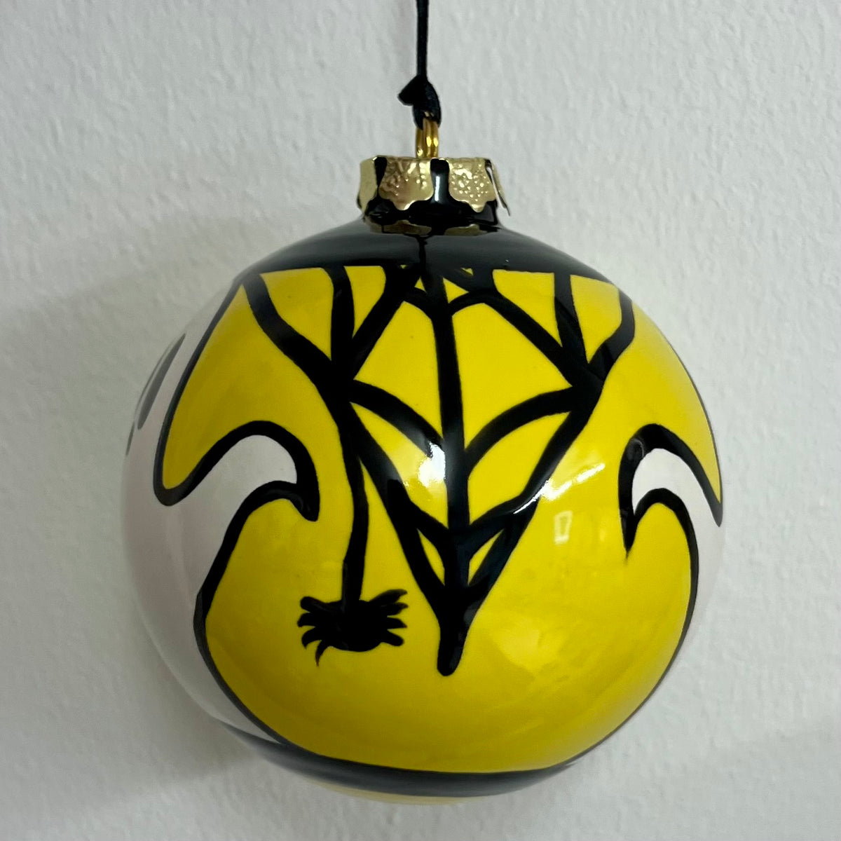 Ghost and Spider Halloween Bauble