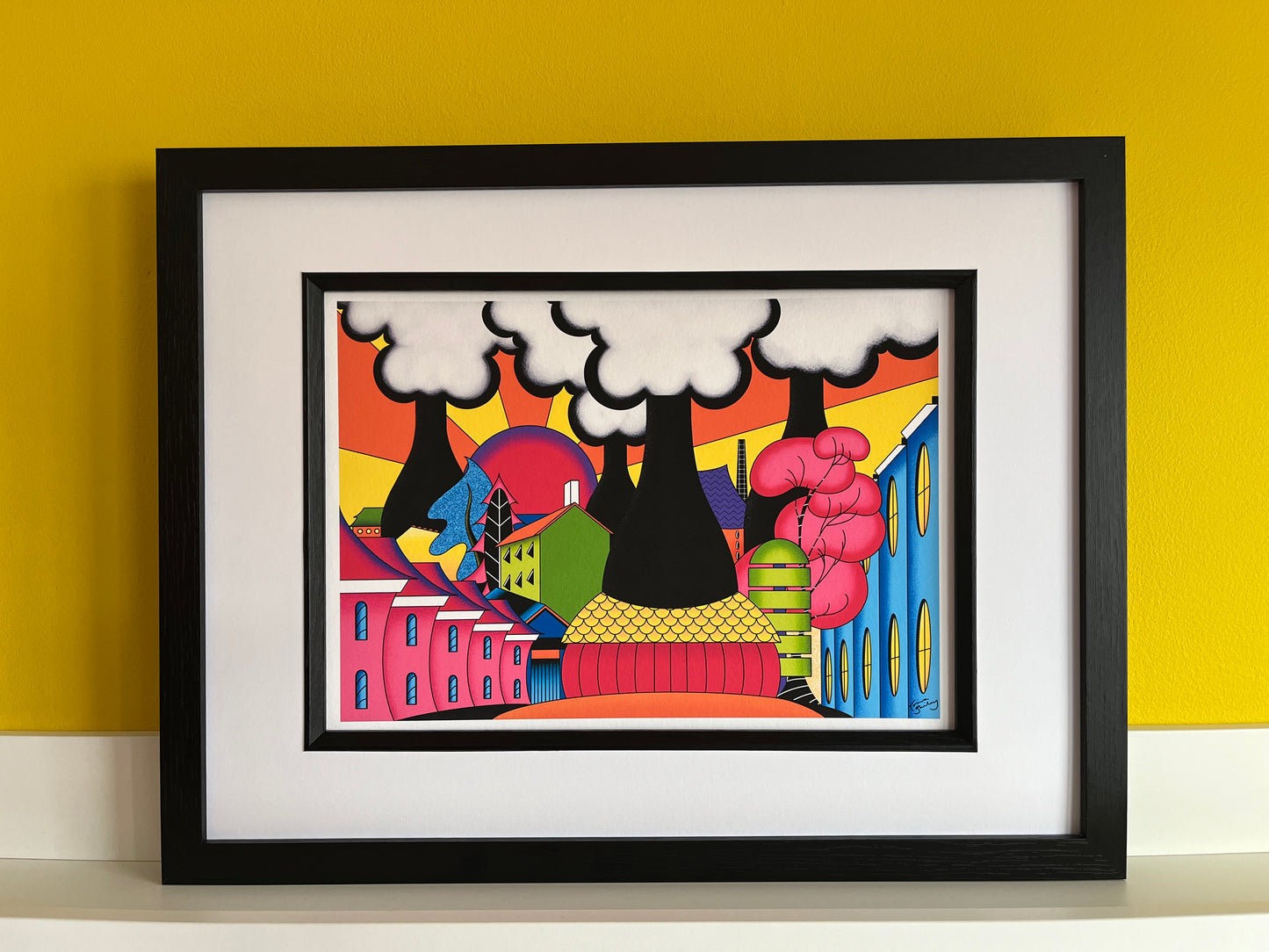 Stoke-on-Trent Bottle Oven Scene Print