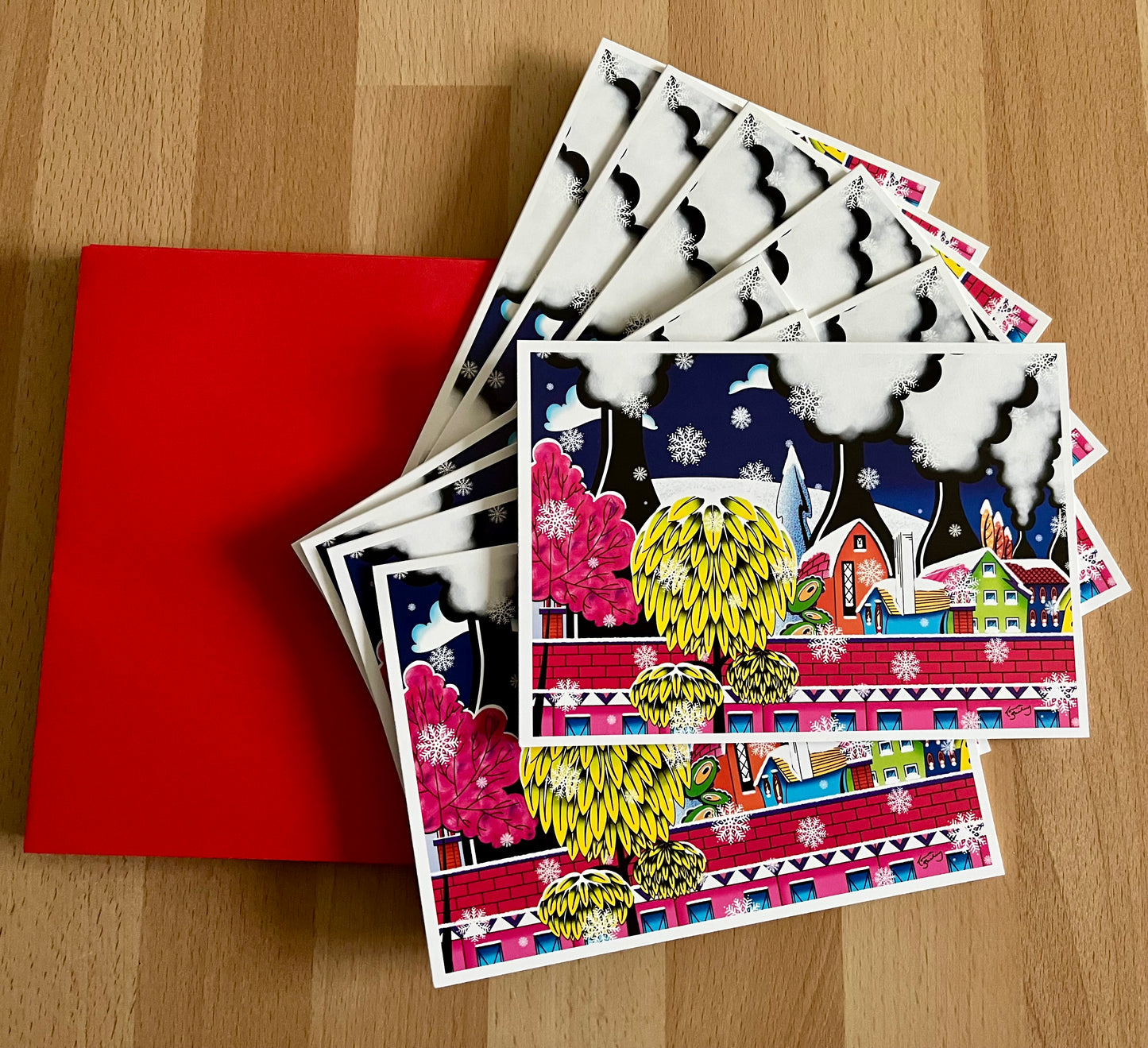 2025 A6 “Christmas in Longton” Greetings Cards - pack of 10