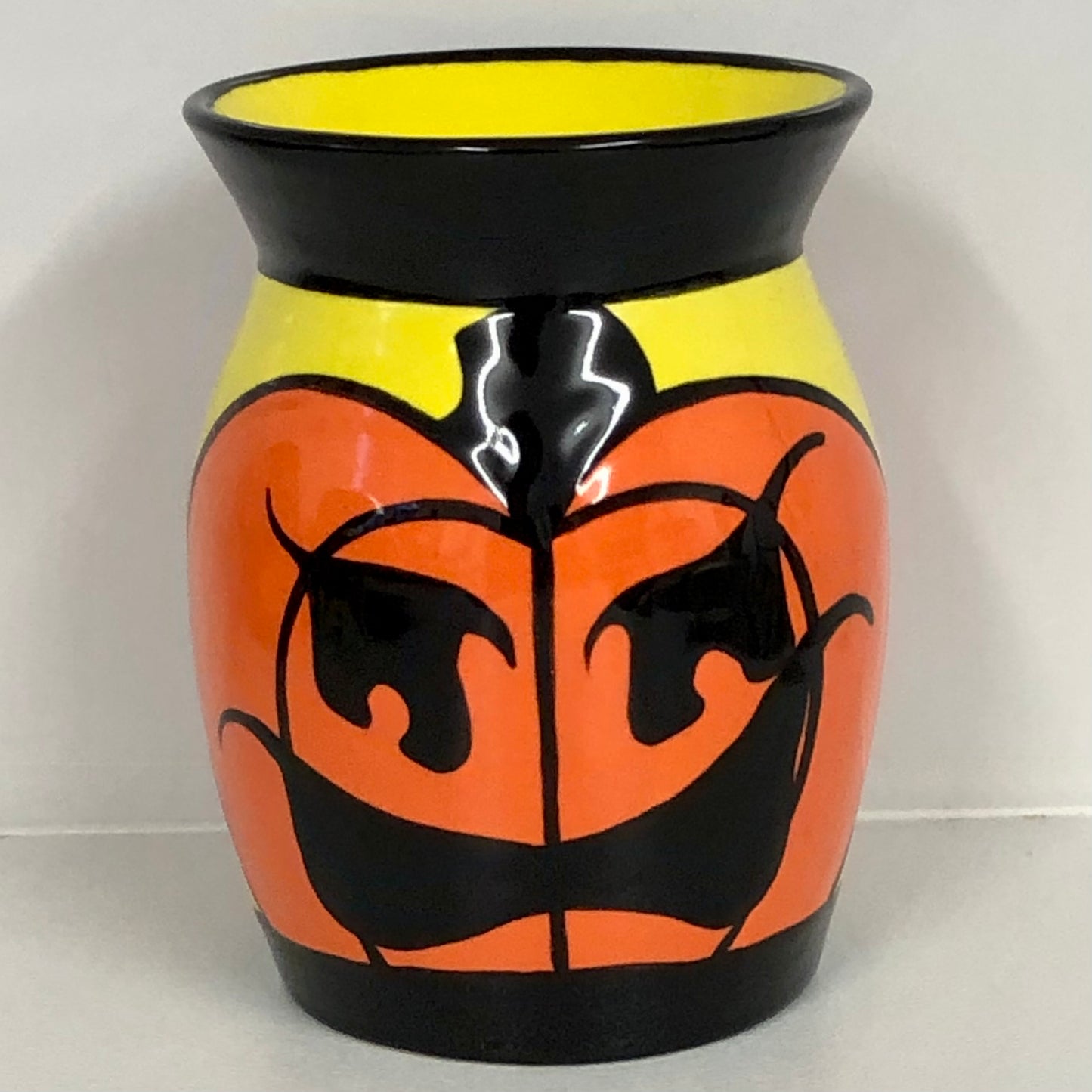 Halloween Pumpkin Vase Two