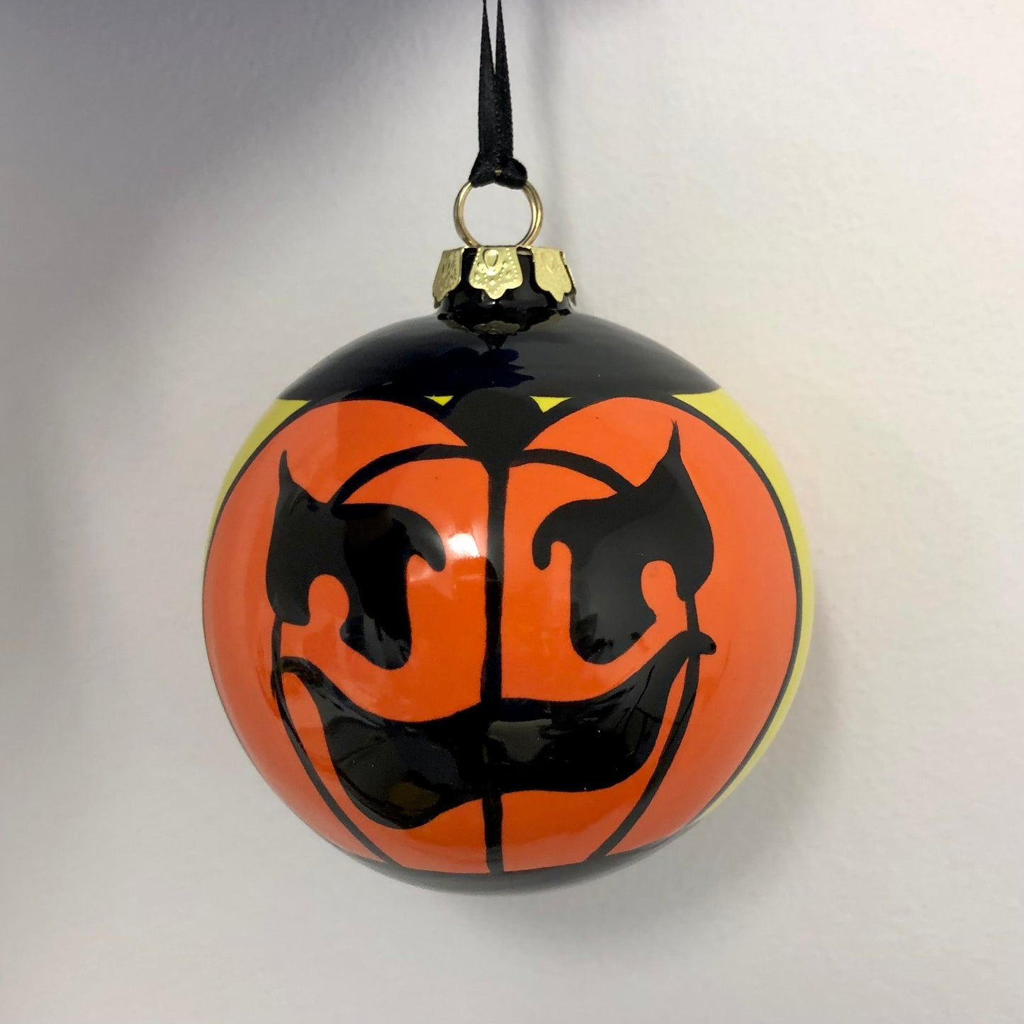 Spooky Pumpkin Halloween Bauble