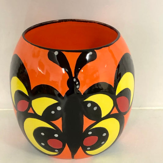 Circle Butterfly Vase Six