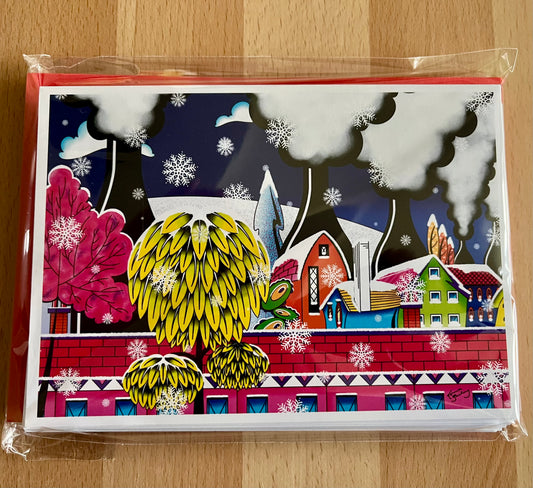2025 A6 “Christmas in Longton” Greetings Cards - pack of 10