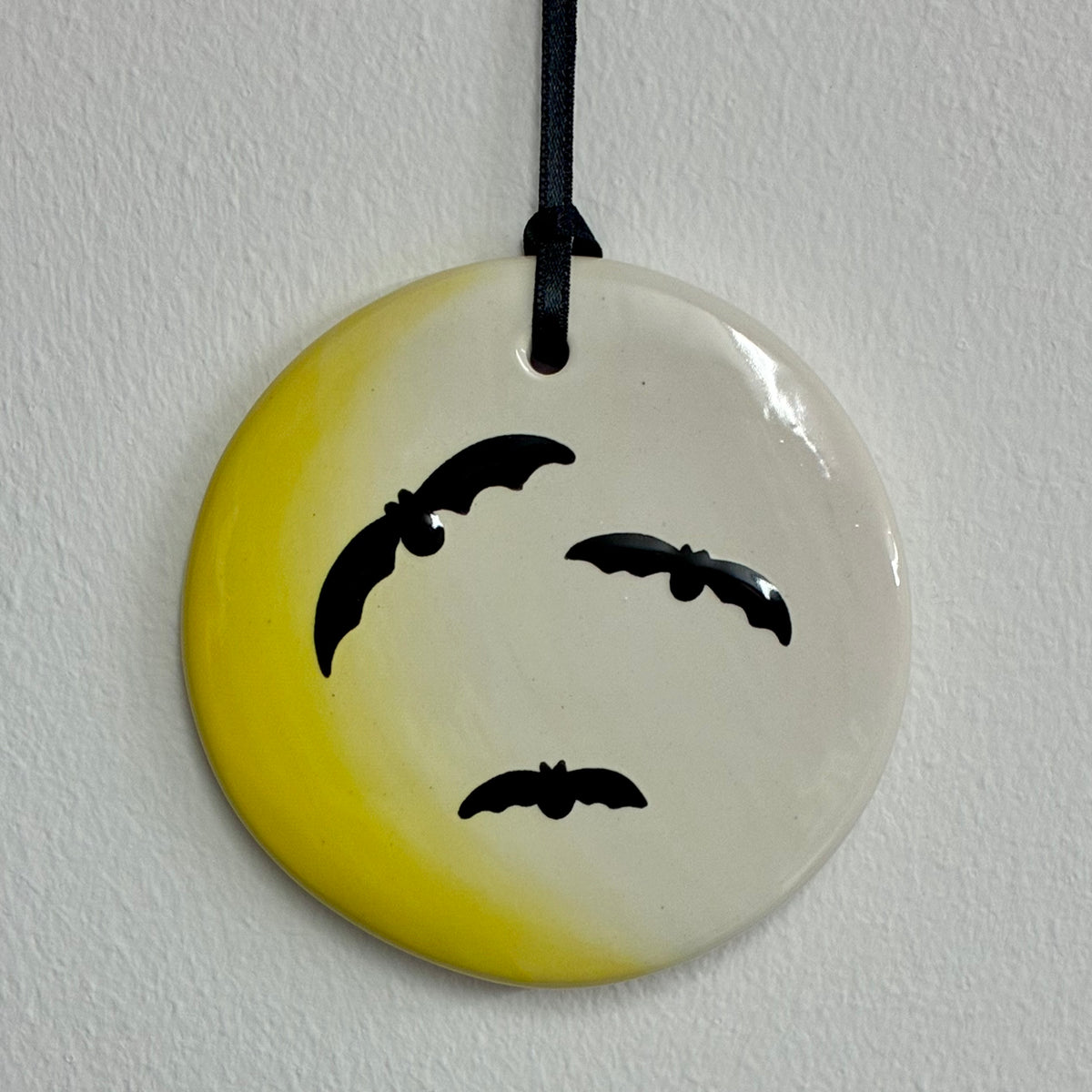 Midnight Flight Halloween Round Hanging Decoration